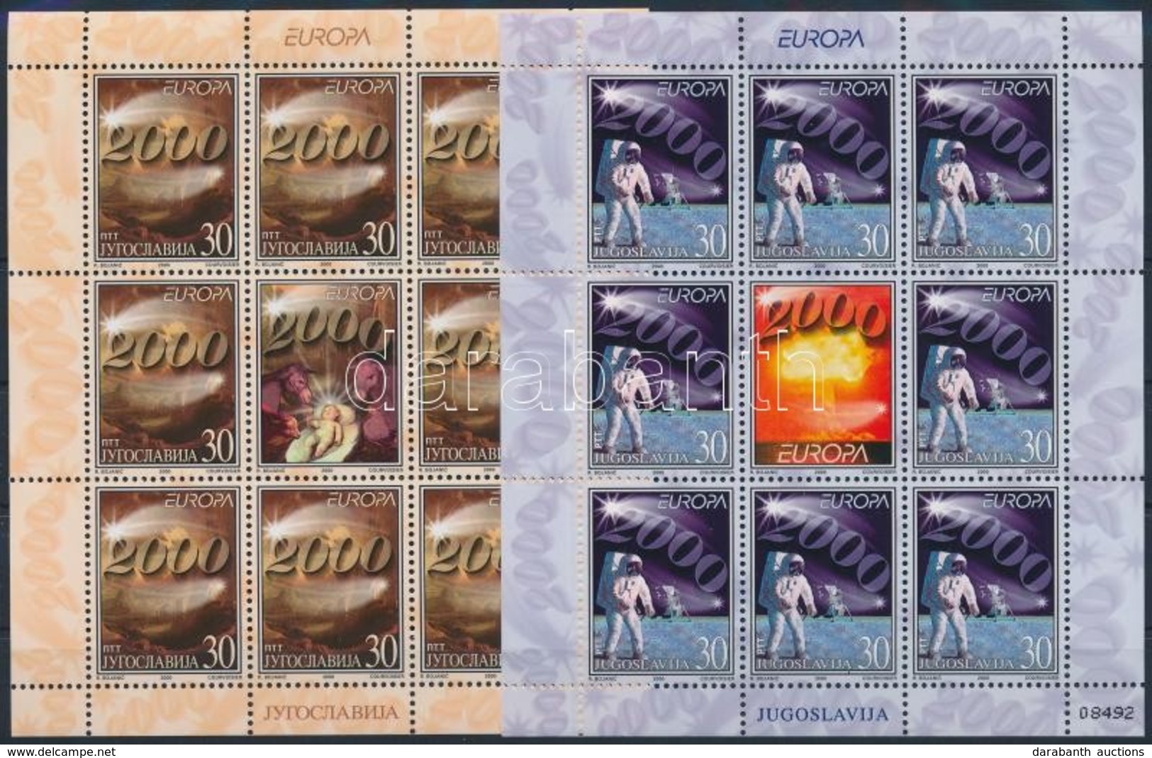 ** 2000 Europa CEPT Kisívsor Mi 2975-2976 - Autres & Non Classés