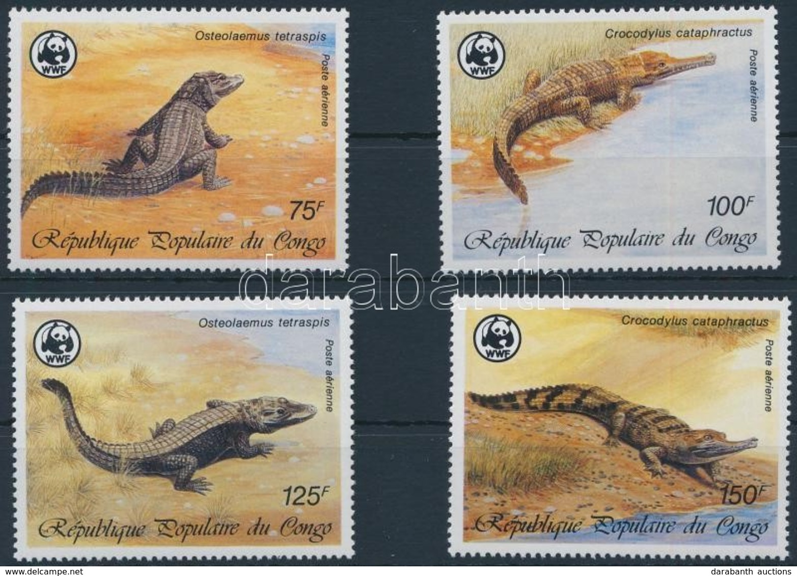 ** 1987 WWF Krokodil Sor,
WWF Crocodile Set
Mi 1063-1066 - Other & Unclassified