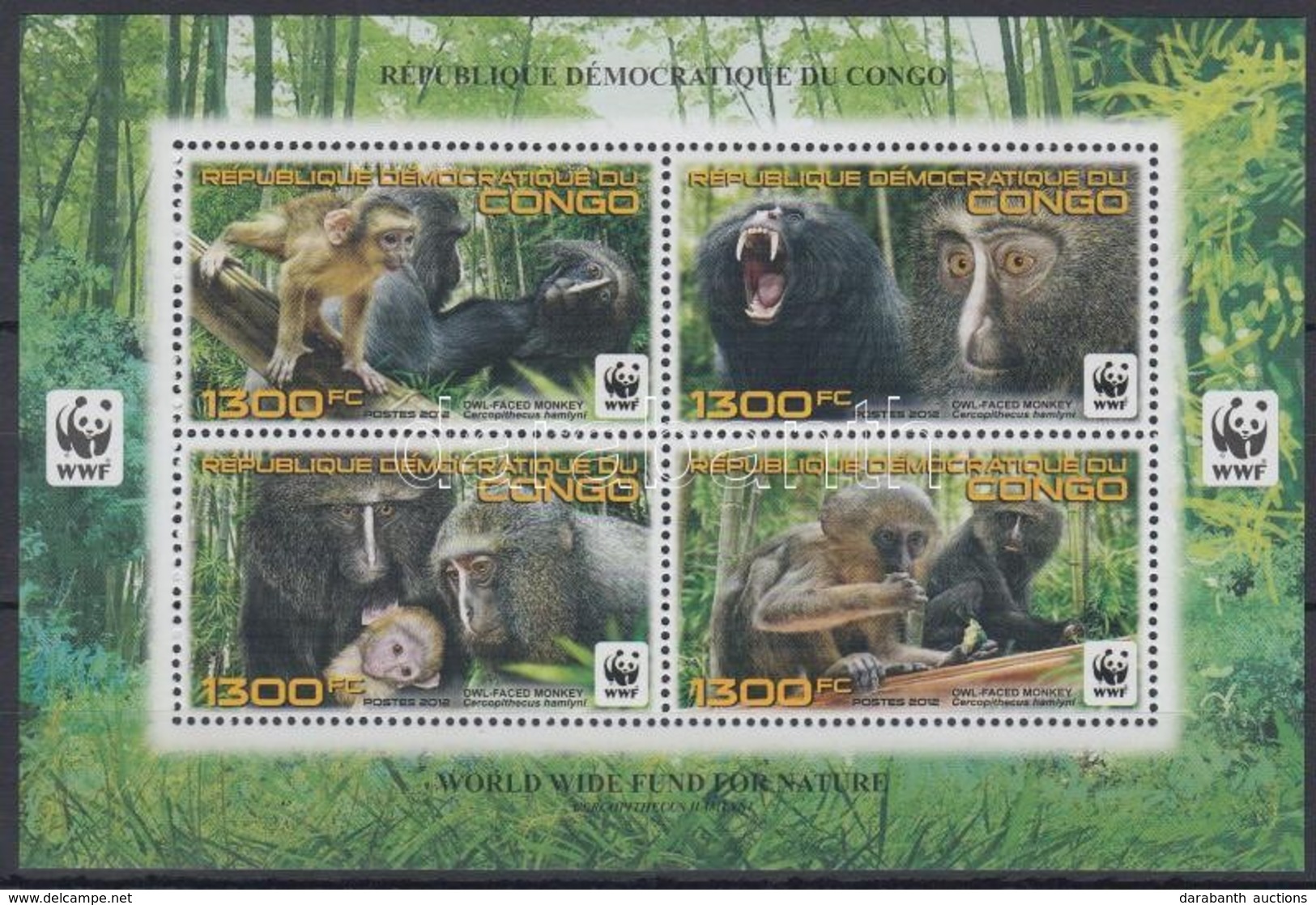 ** 2012 WWF Majmok Blokk Mi 478 - Other & Unclassified