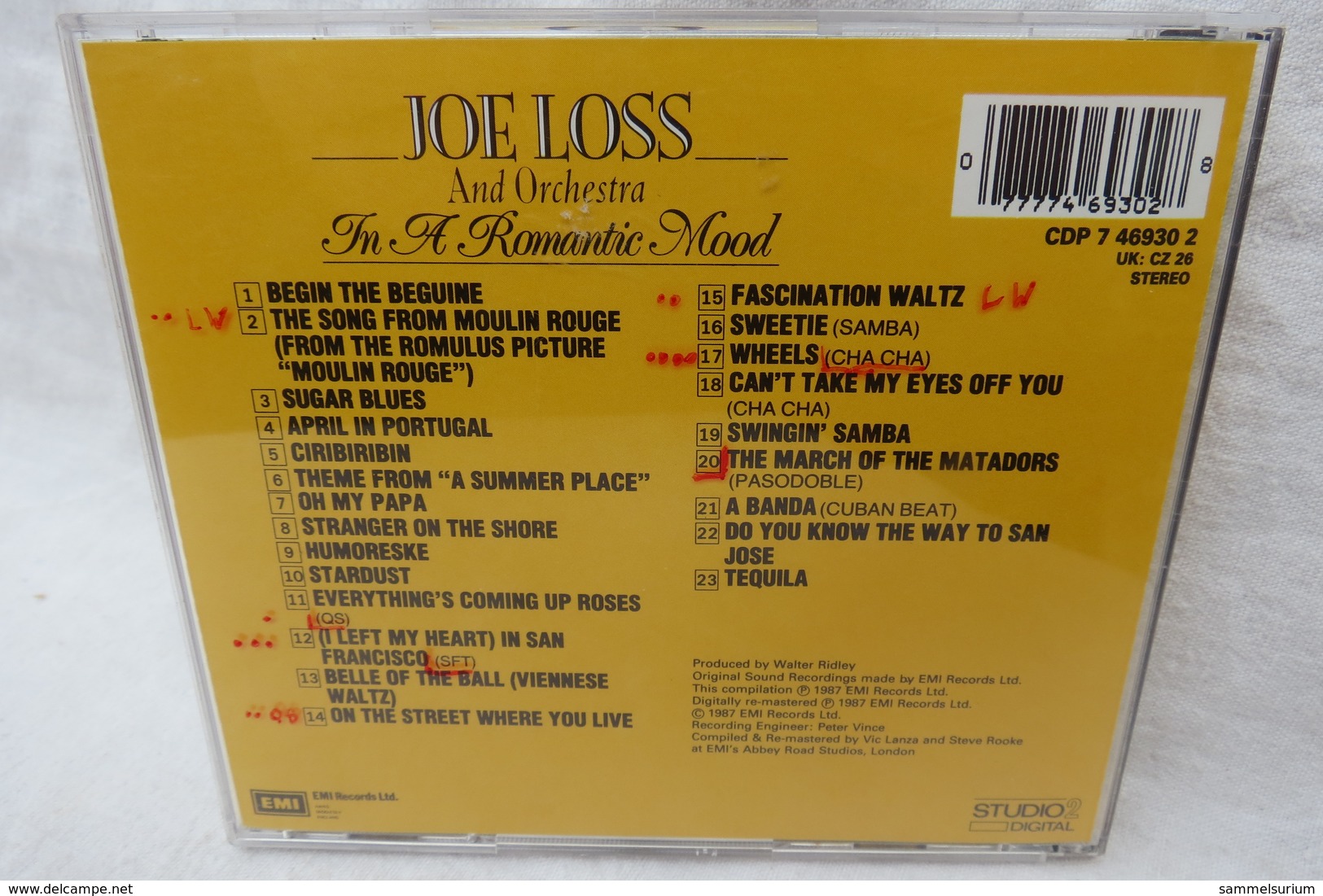 CD "Joe Loss And Orchestra" In A Romantic Mood - Instrumentaal