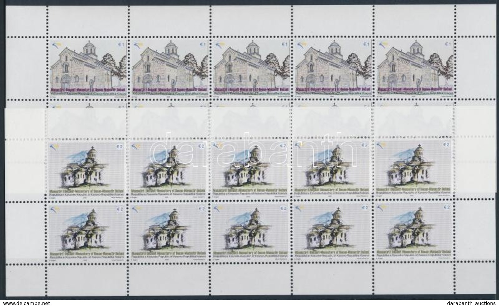 ** 2009 Kolostor Kisív Sor Mi 128-129 - Other & Unclassified