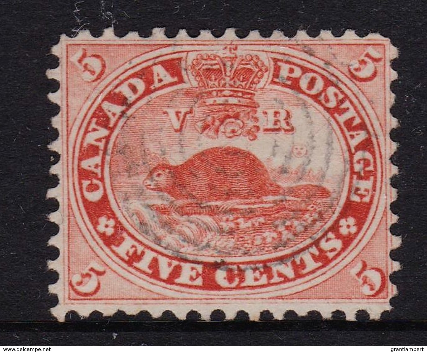 Canada 1859 Beaver 5c Pale Red Used - SG 31, Sc 15 - - Gebraucht