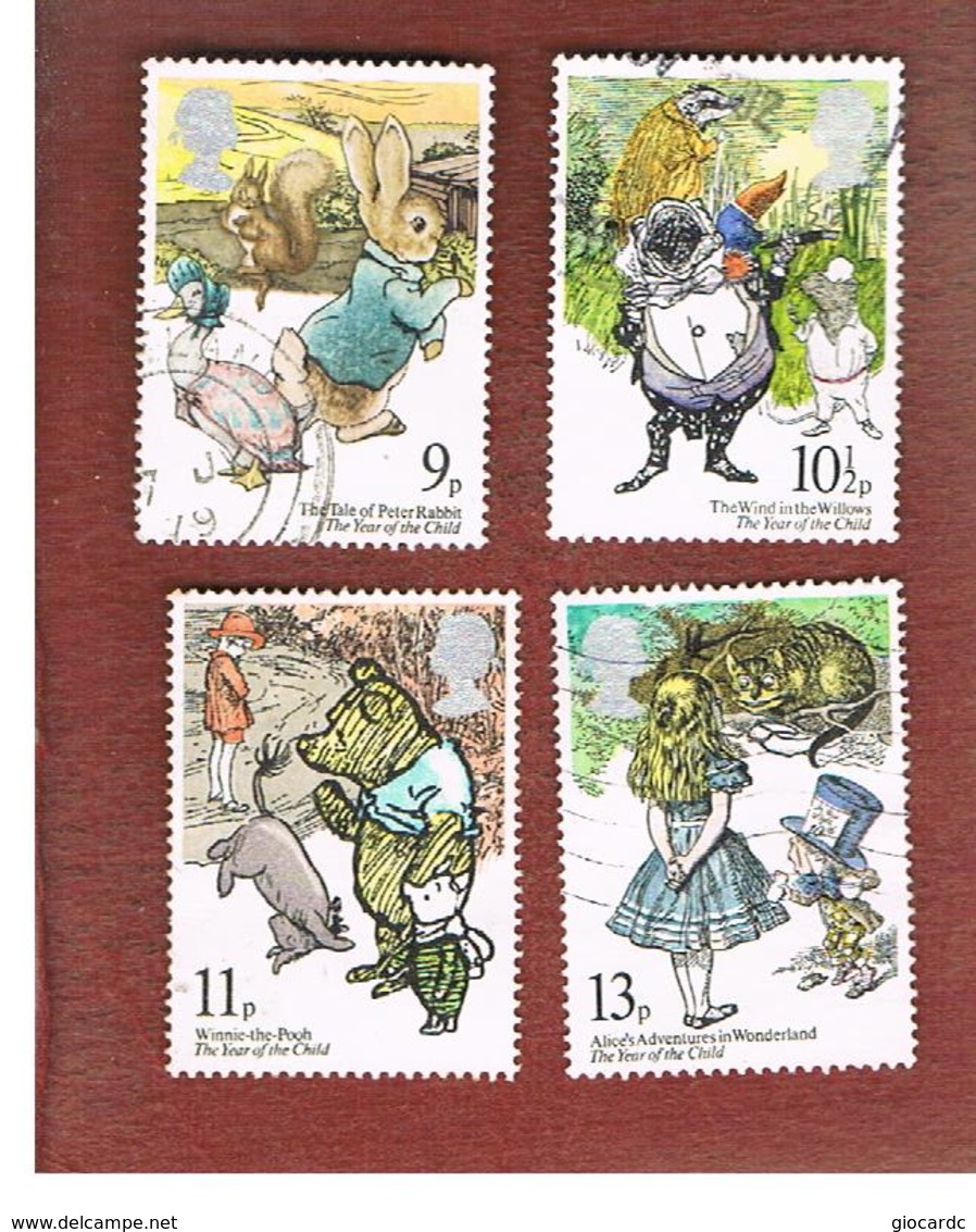 GRAN BRETAGNA (UNITED KINGDOM) -  SG 1091.1094 -  1979 INT. YEAR OF CHILD (COMPLET SET OF 4)- USED - Usati