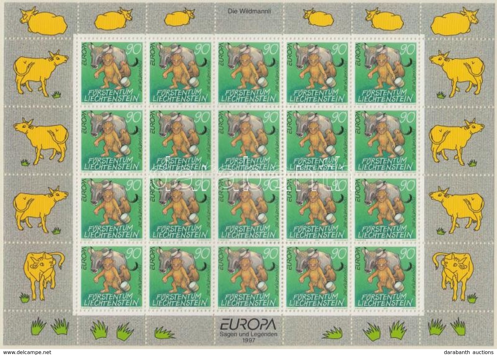 ** 1997 Europa CEPT Kisív Sor Mi 1145-1146 - Andere & Zonder Classificatie