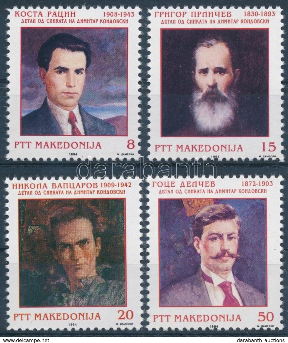 ** 1994 Forradalmárok Sor,
Revolutionaries Set
Mi 24-27 - Autres & Non Classés