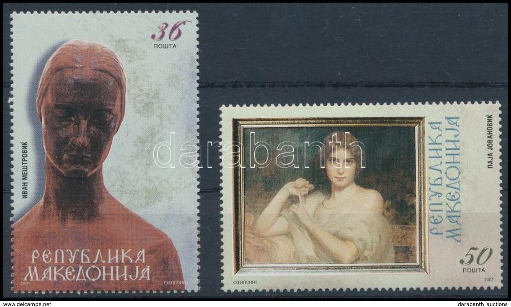 ** 2005 Művészet Sor,
Art Set
Mi 344-345 - Andere & Zonder Classificatie