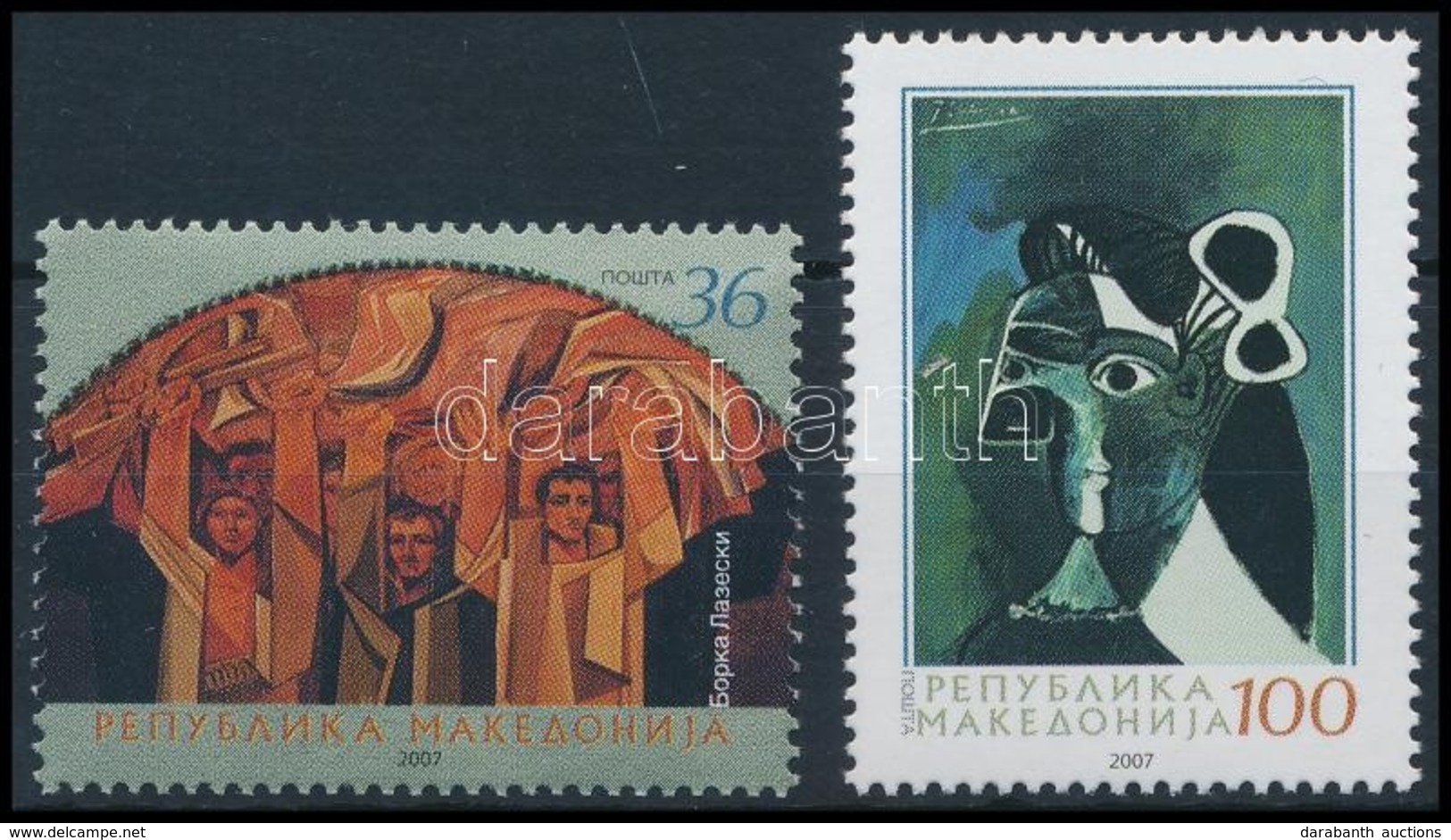 ** 2007 Kubizmus Sor,
Cubism Set
Mi 426-427 - Other & Unclassified