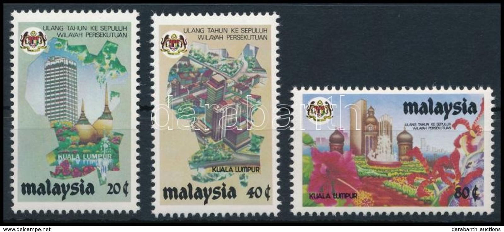 ** 1984 Kuala Lumpur Sor,
Kuala Lumpur Set
Mi 275-277 - Autres & Non Classés