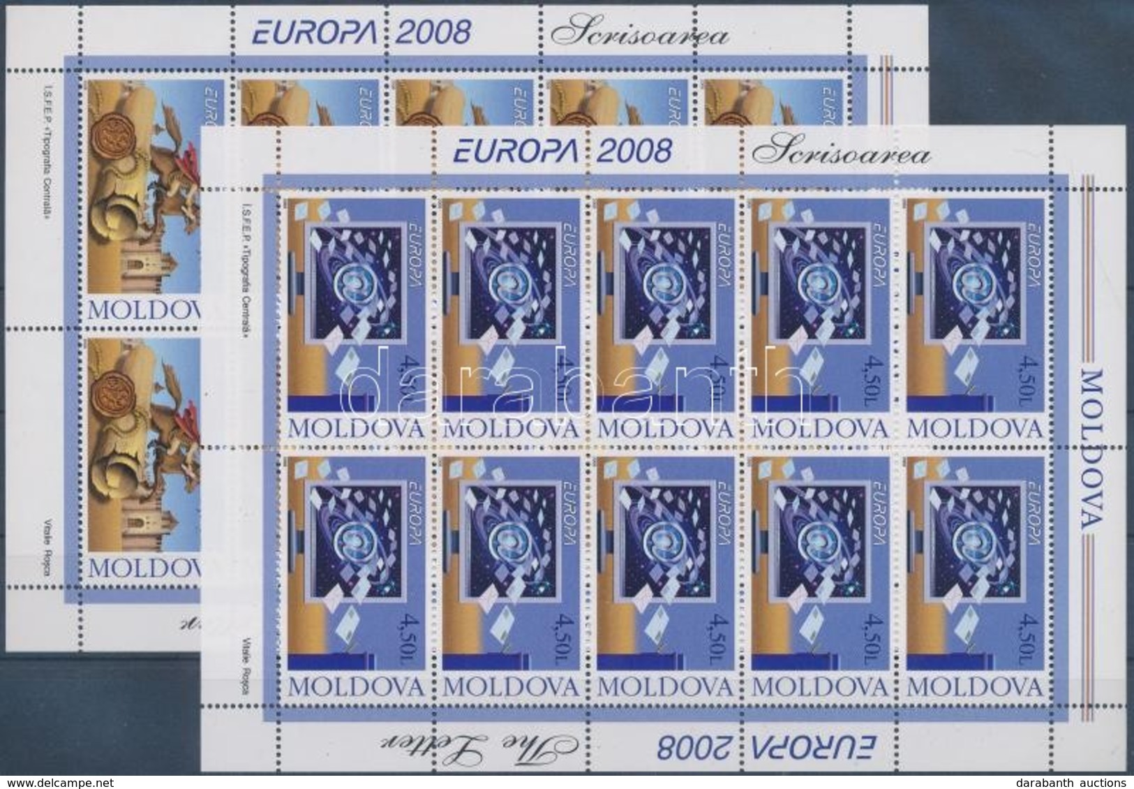 ** 2008 Europa CEPT A Levél Kisívsor Mi 611-612 - Other & Unclassified