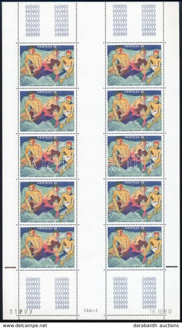 ** 1980 Festmények Kisívsor Mi 1437-1440 - Other & Unclassified