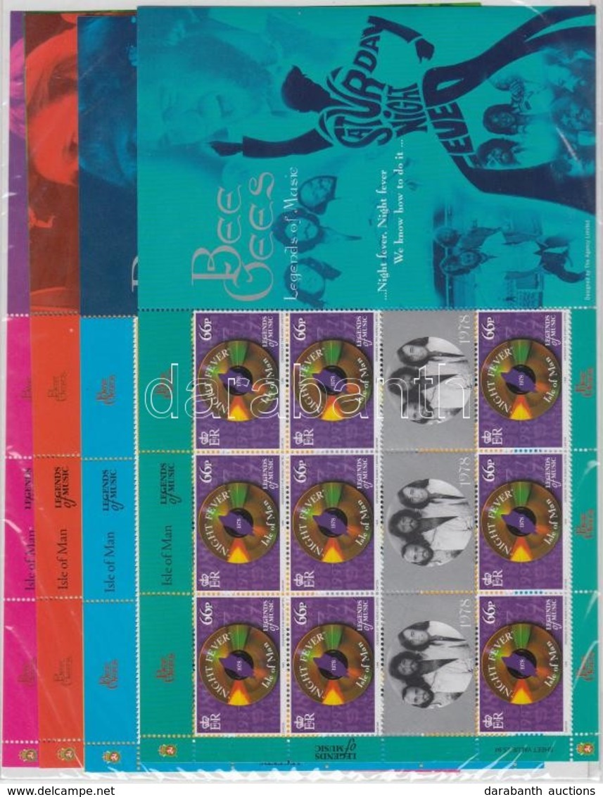 ** 1999 Bee Gees Együttes Kisívsor Mi 835-840 - Other & Unclassified