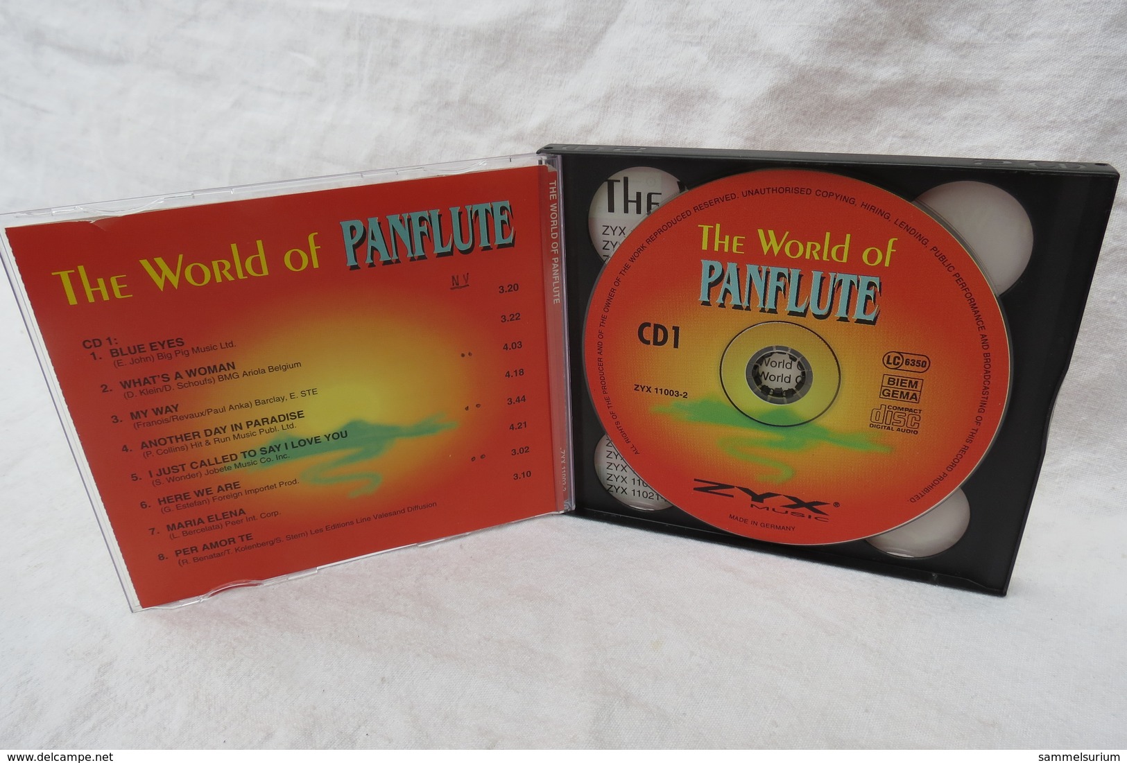 2 CDs "Stefan Nicolai" The World Of Panflute - Instrumentaal