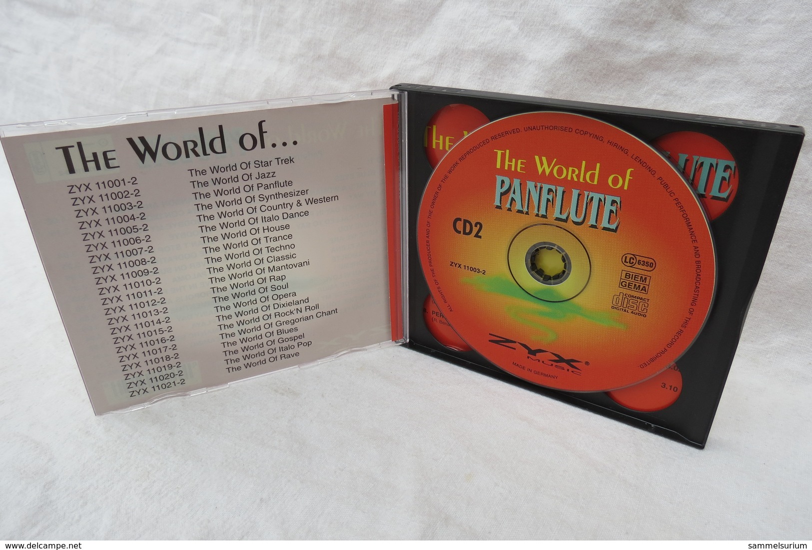 2 CDs "Stefan Nicolai" The World Of Panflute - Instrumental