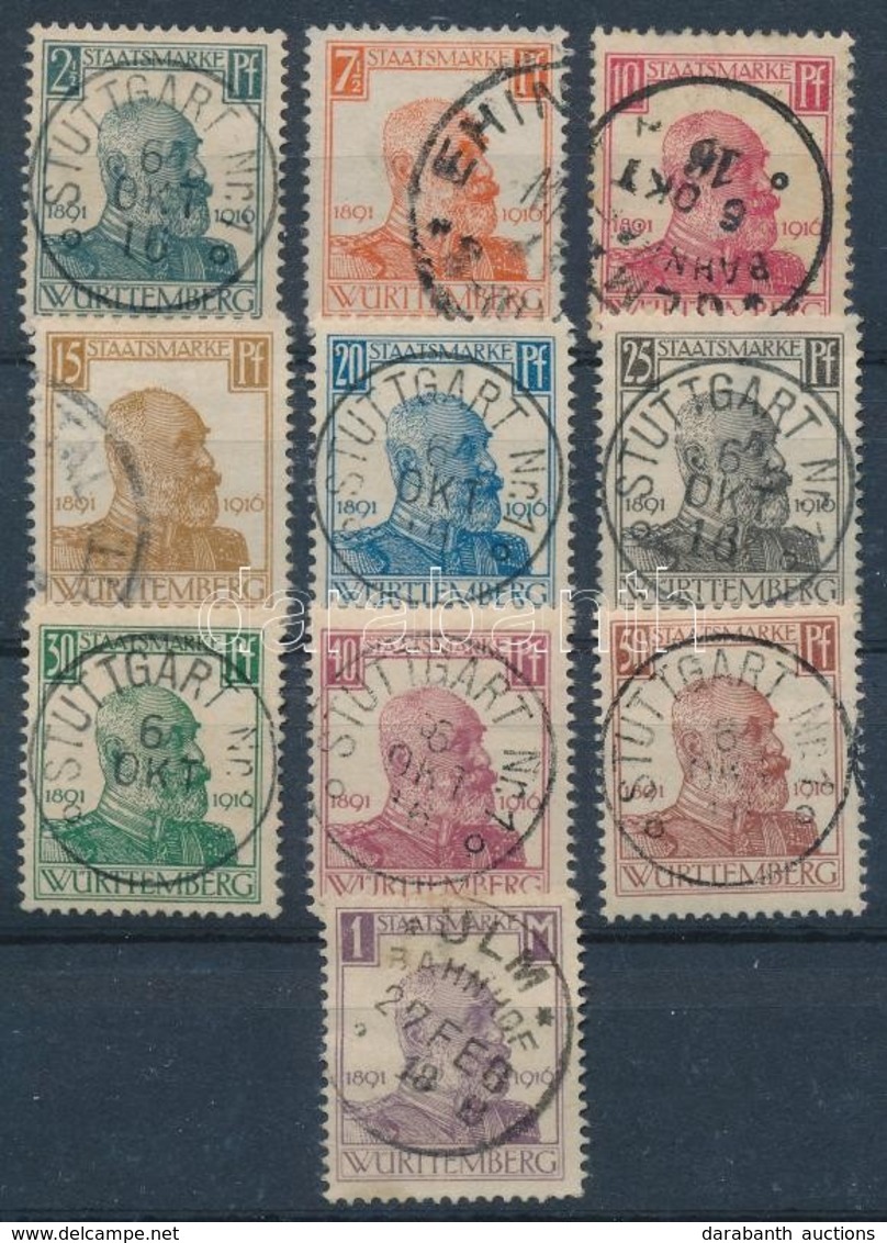 O 1918 Dienstmarken Mi 241-250 (Mi EUR 160.-) - Autres & Non Classés