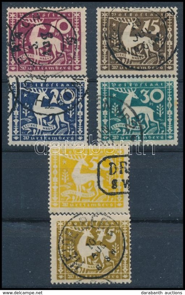 O 1920 Dienstmarken 6 Db Klf  (Mi EUR 150.-) - Andere & Zonder Classificatie