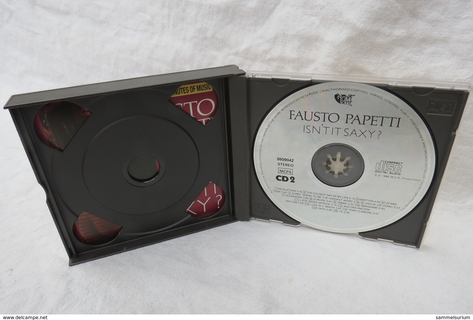 2 CDs "Fausto Papetti" Isn't It Saxy? - Instrumental