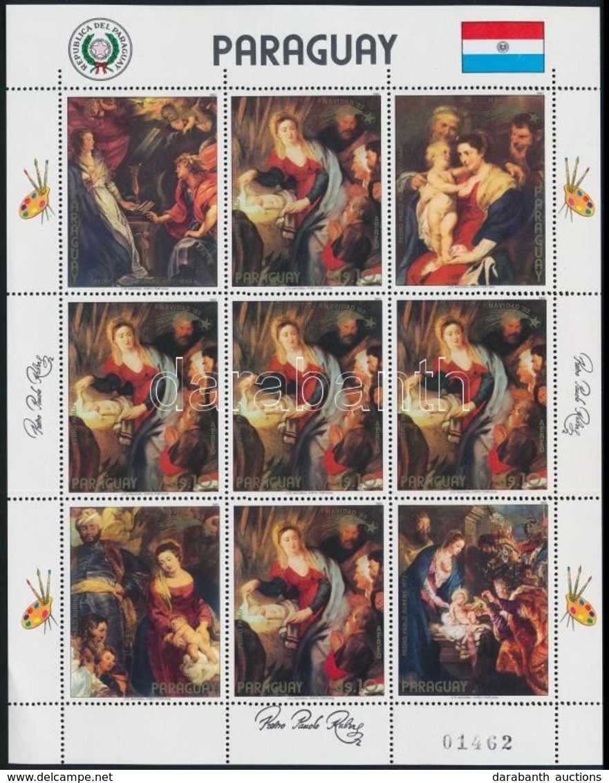 ** 1984 Karácsony Kisív,
Christmas Mini Sheet
Mi 3565 - Otros & Sin Clasificación