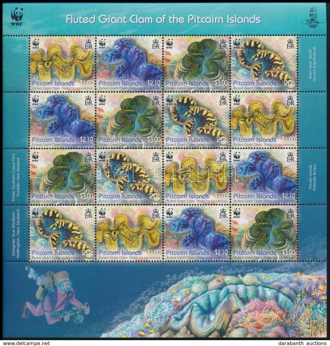 ** 2012 WWF: Kagylók Kisív Mi 865-868 - Other & Unclassified