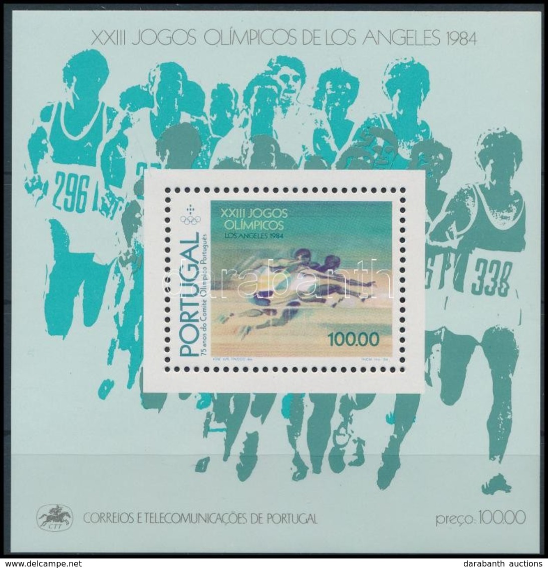 ** 1984 Nyári Olimpia: Los Angeles Blokk,
Summer Olympics: Los Angeles Block
Mi 45 - Andere & Zonder Classificatie