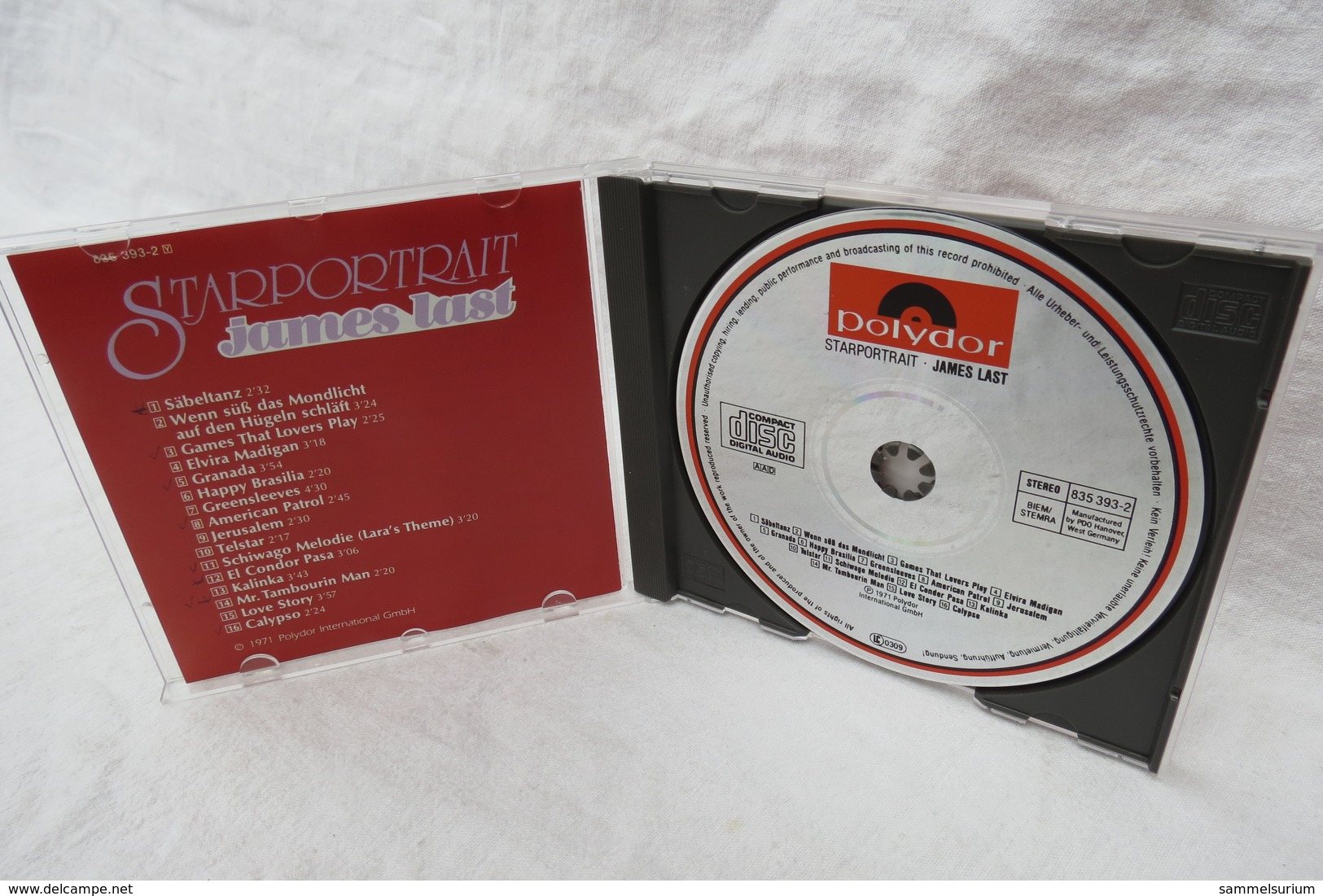 CD "James Last" Starportrait - Instrumental