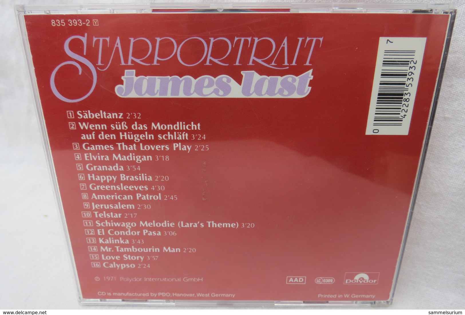 CD "James Last" Starportrait - Instrumentaal