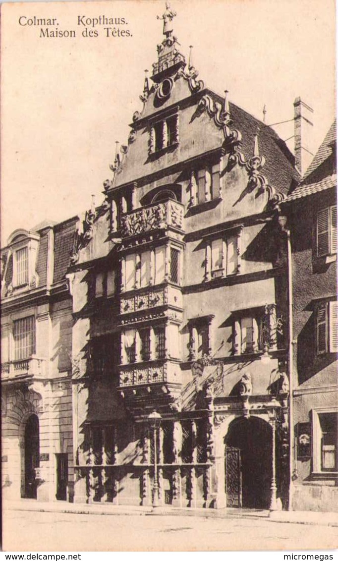 68 - COLMAR - Maison Des Têtes - Colmar