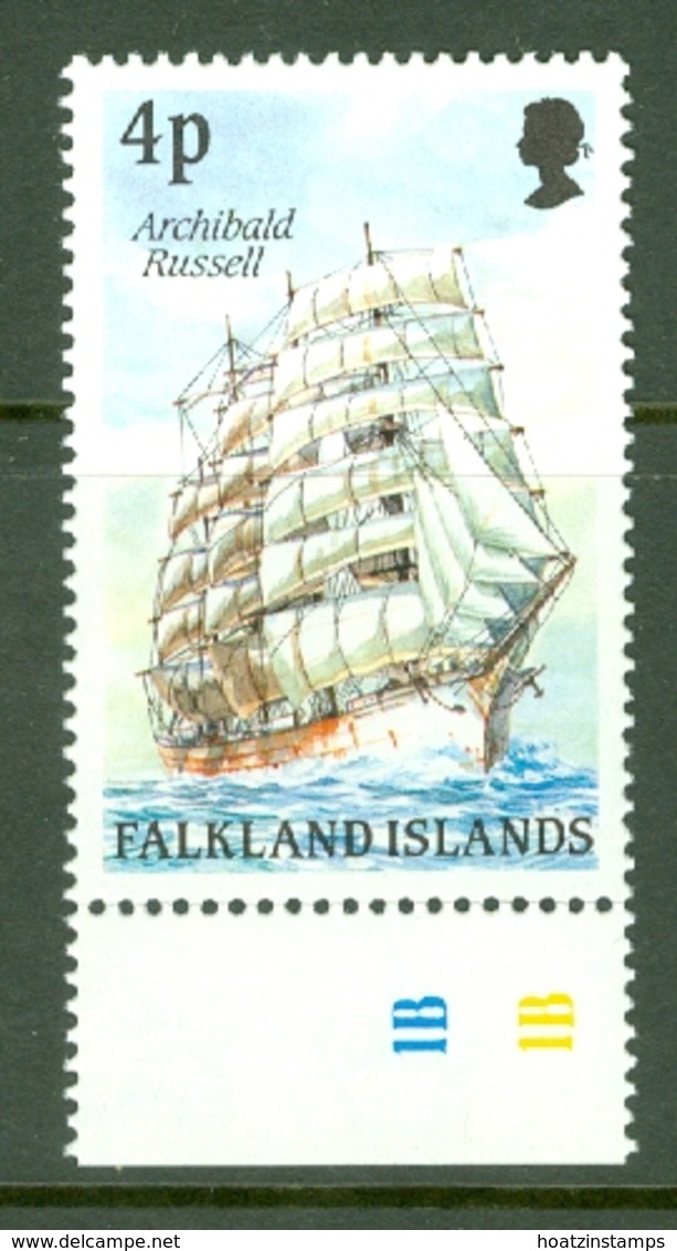 Falkland Is: 1989/90   Cape Horn Sailing Ships  SG570    4p    MNH - Falklandinseln