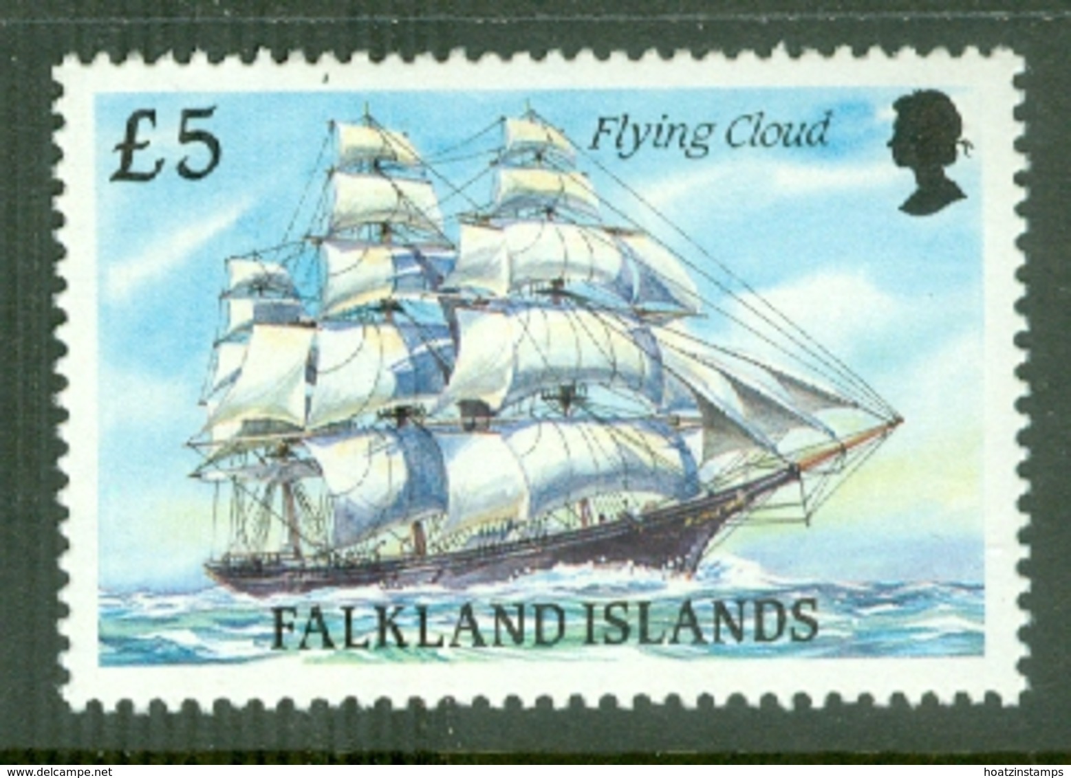 Falkland Is: 1989/90   Cape Horn Sailing Ships  SG582    £5    MNH - Falkland Islands