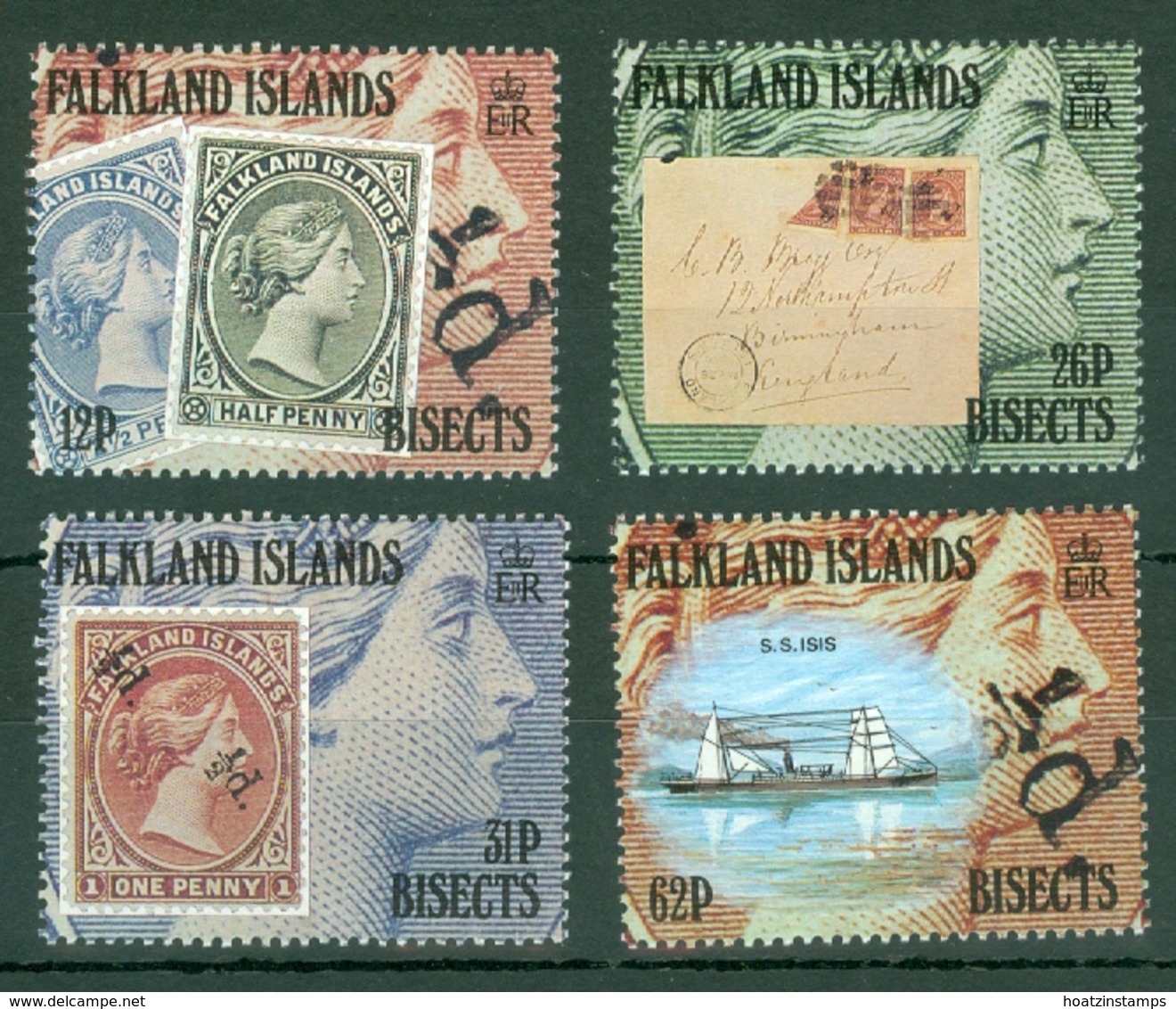 Falkland Is: 1991   Centenary Of Bisected Surcharges   MNH - Falkland Islands