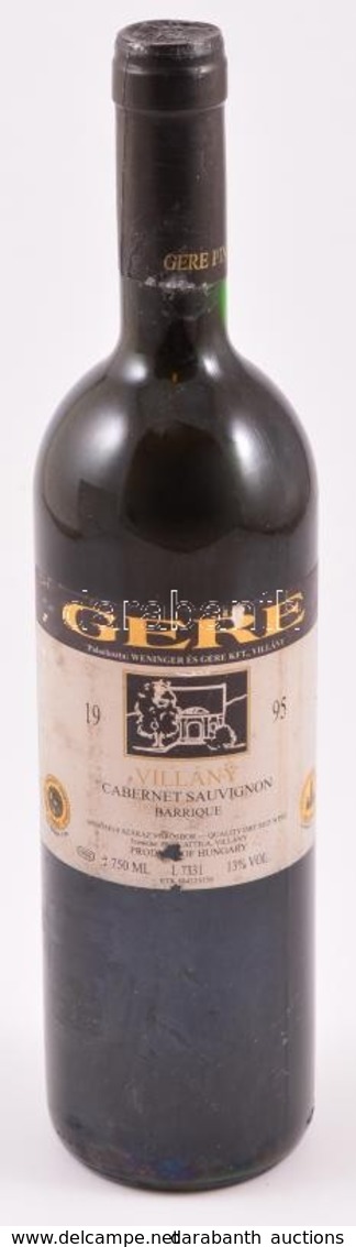 1995 Gere Cabernet Sauvignon Barique Bontatlan Palack Vörösbor - Andere & Zonder Classificatie