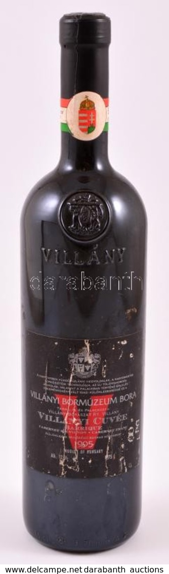 1995 Villányi Bormúzeum Bora Villányi Cuveé Bontatlan Palack Vörösbor - Andere & Zonder Classificatie