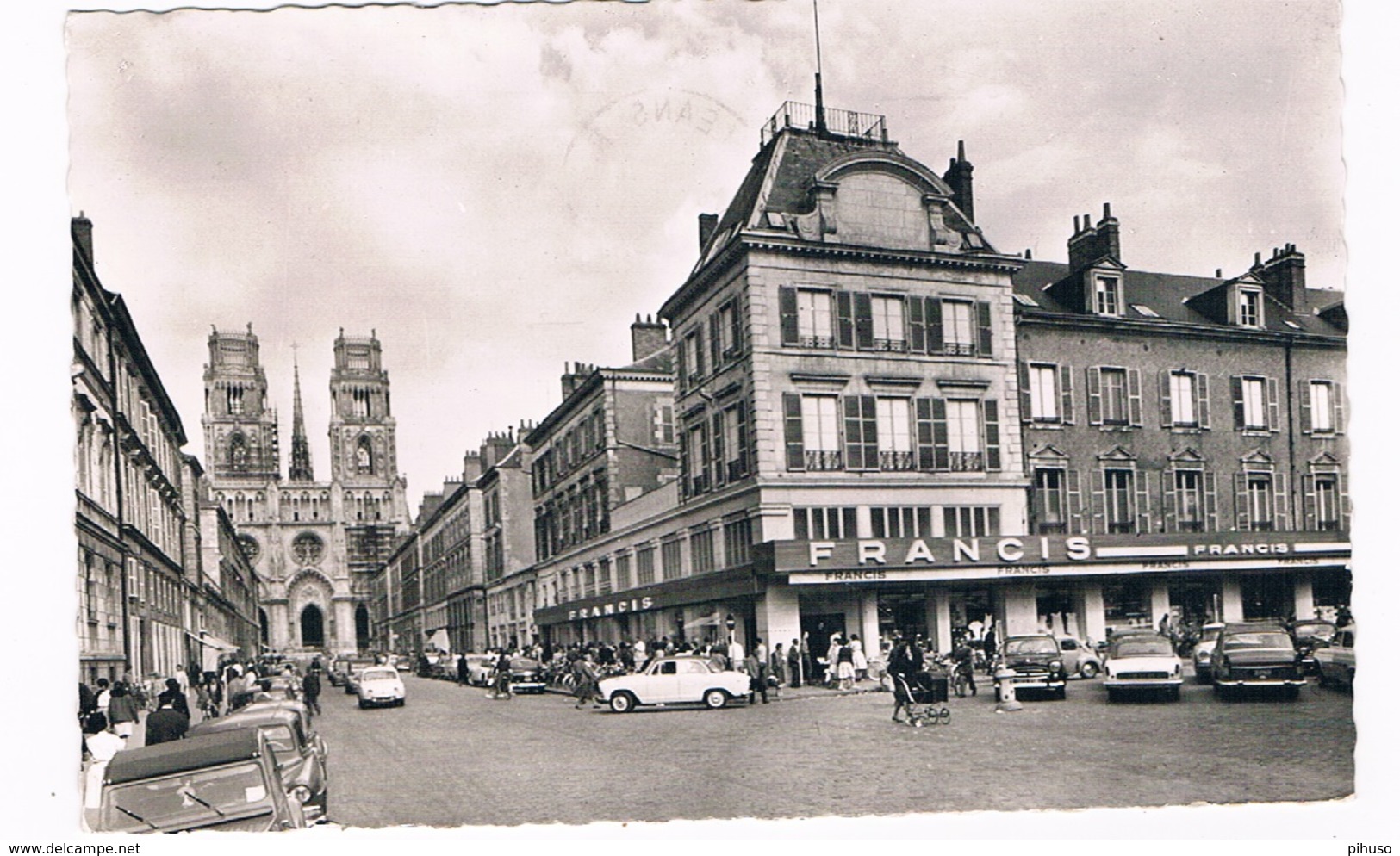 FR-3796   ORLEANS : La Cathedrale Et Le Magasin Francis - Orleans