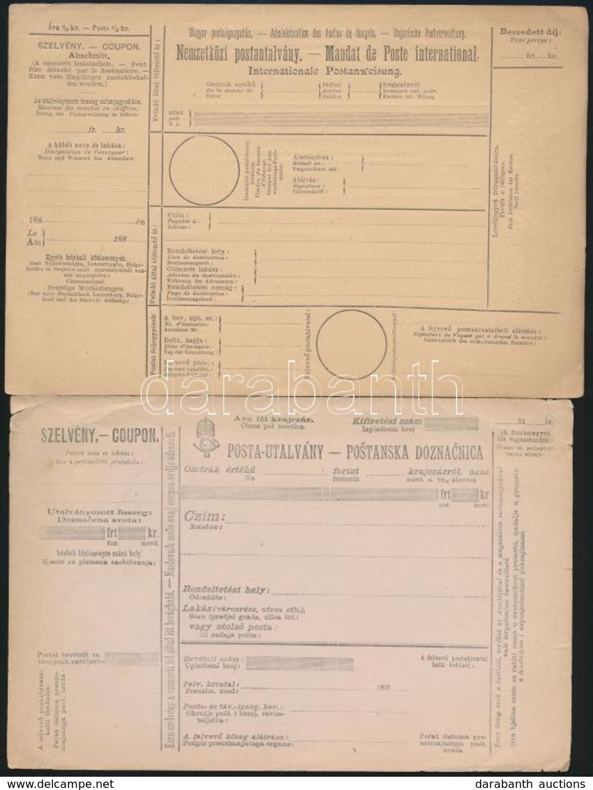 Cca 1880-1940 4 Db Postautalvány - Unclassified