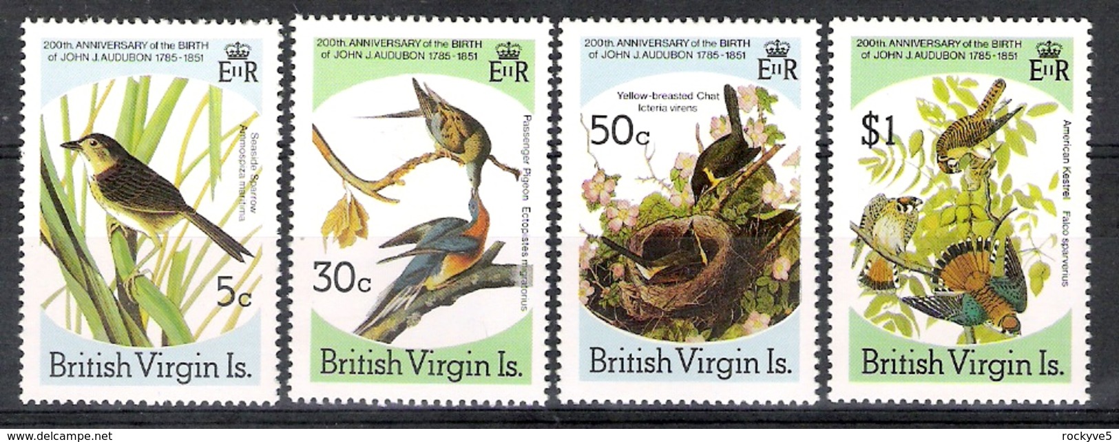 British Virgin Islands 1985 Birth Bicentenary Of John J. Audubon (ornithologist) MNH CV £1.65 - Other & Unclassified