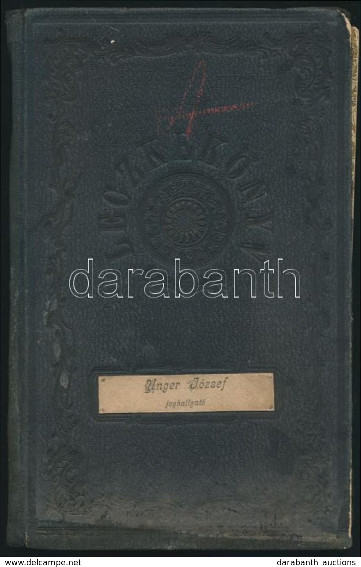 Leckekönyv 1903-1907, 12 Db Illetékbélyeggel - Unclassified