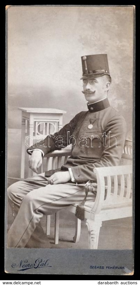 1910 Dr. Laky Lajos Rendőrfőkapitány Helyettes, A Frankhamisítási Botrány Egyik Nyomozójának Dedikált Fényképe  8x16 Cm - Autres & Non Classés