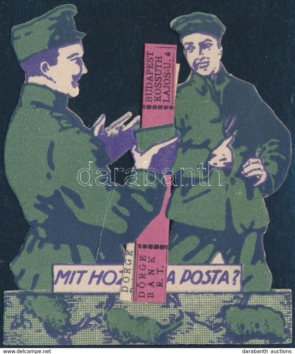 'Mit Hoz A Posta?' - Dörge Bank Rt. Budapest Kossuth Lajos Utca Reklám - Publicités