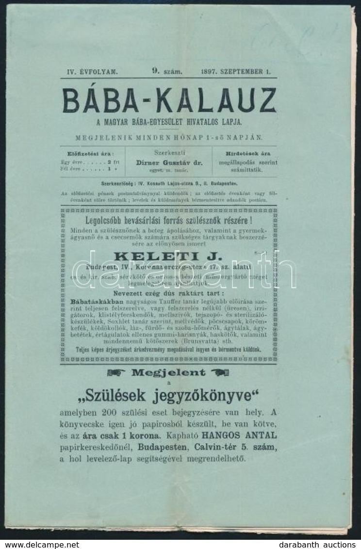 1897 Bába Kalauz C. Folyóirat Egy Száma - Non Classés