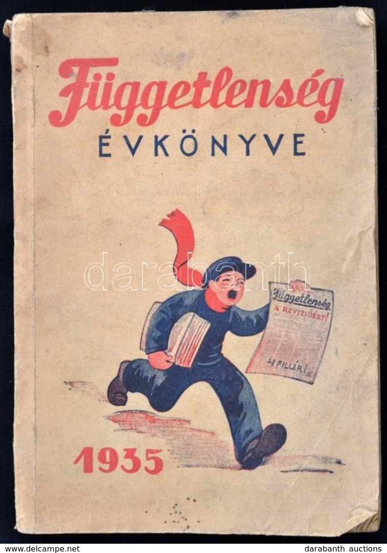 1935 A Függetlenség évkönyve., Papírkötésben, Kis Sérüléssel - Ohne Zuordnung