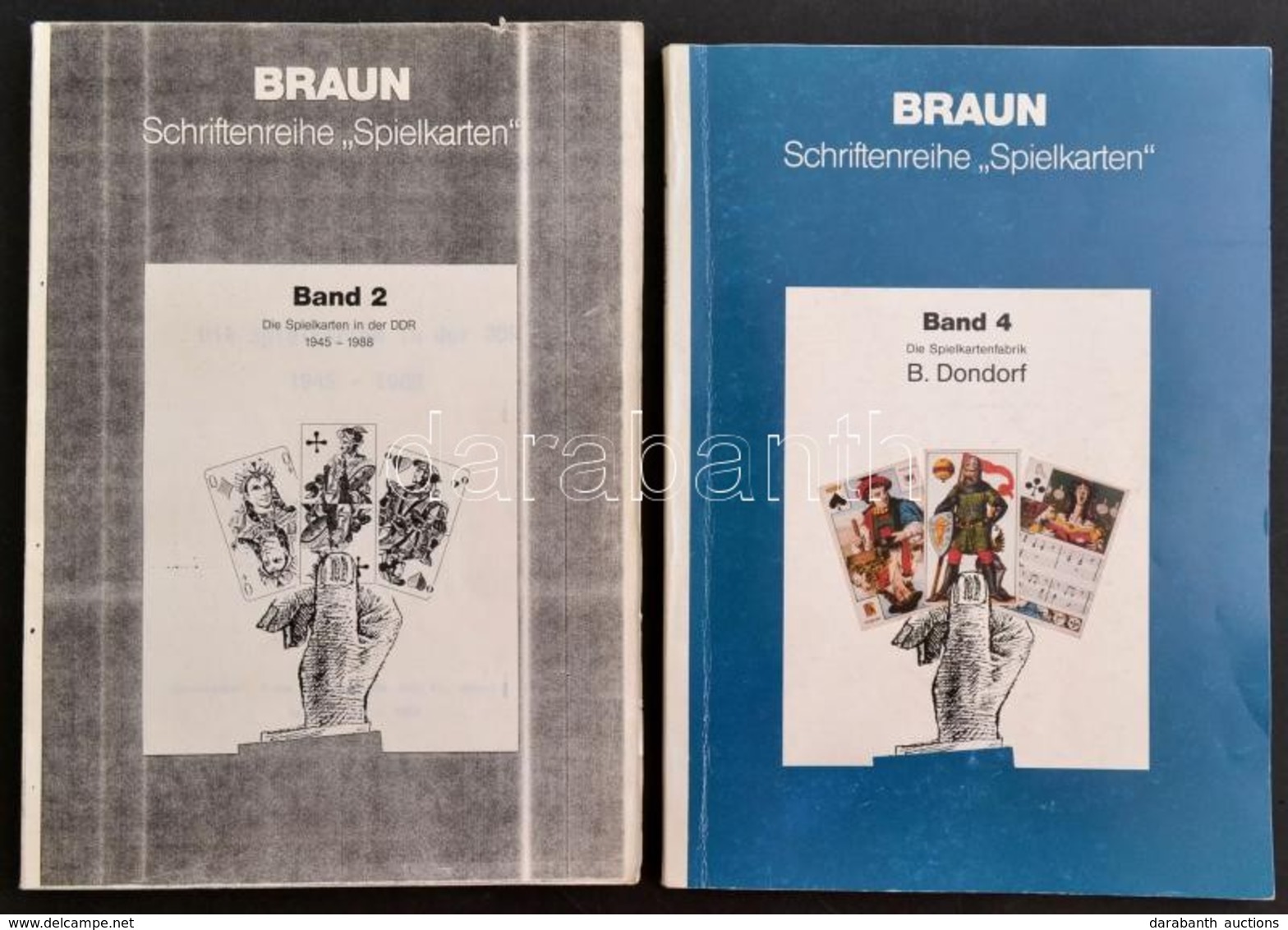 Braun, Franz: Schriftenreihe 'Spielkarten'. Band 2+ Band 4. Egyik Eredeti Kiadás + Másik Fénymásolt - Zonder Classificatie