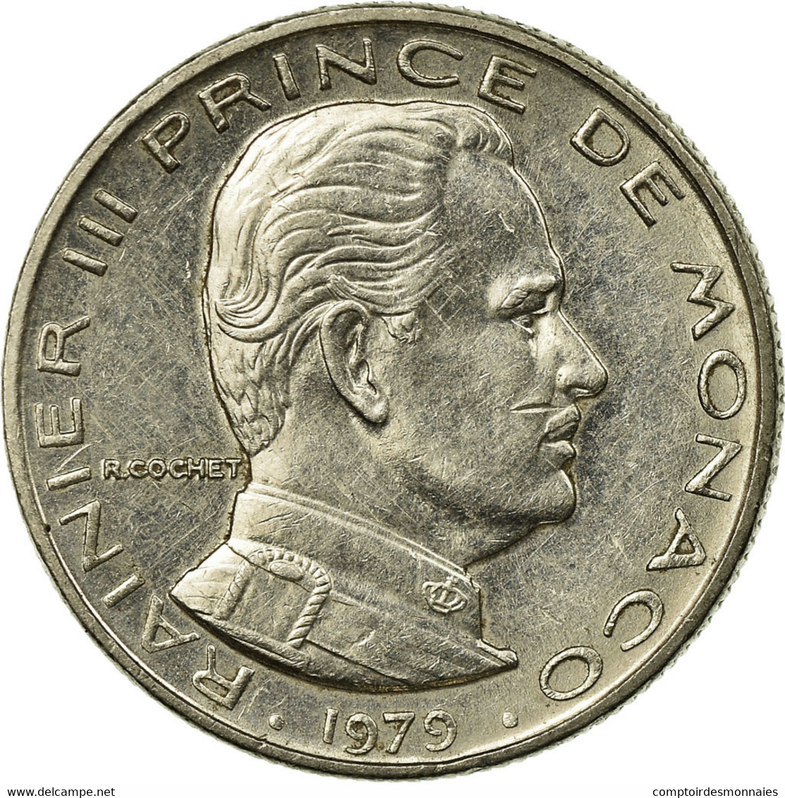 Monnaie, Monaco, Rainier III, 1/2 Franc, 1979, SUP, Nickel, KM:145 - 1960-2001 Francos Nuevos