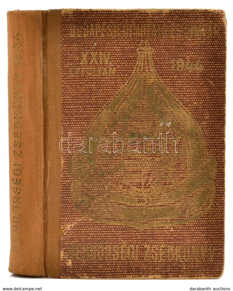 1944 Budapesti útmutató és Címtár. Rendőrségi Zsebkönyv. XXIV. évfolyam. 1944. Szerk.: Barcza Pál Et Al. Bp., 1944, Pall - Unclassified