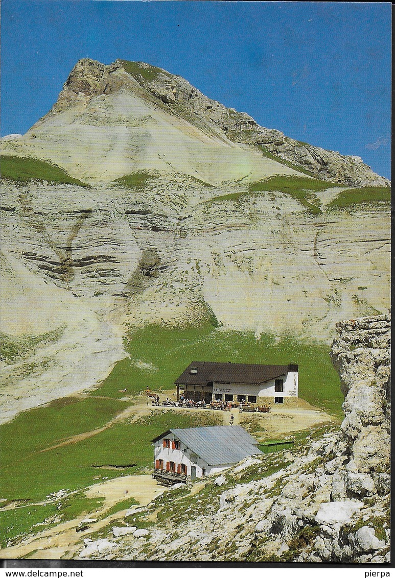 DOLOMITI - RIFUGIO PUEZ - TIMBRO DEL RIFUGIO - NUOVA - Alpinismo