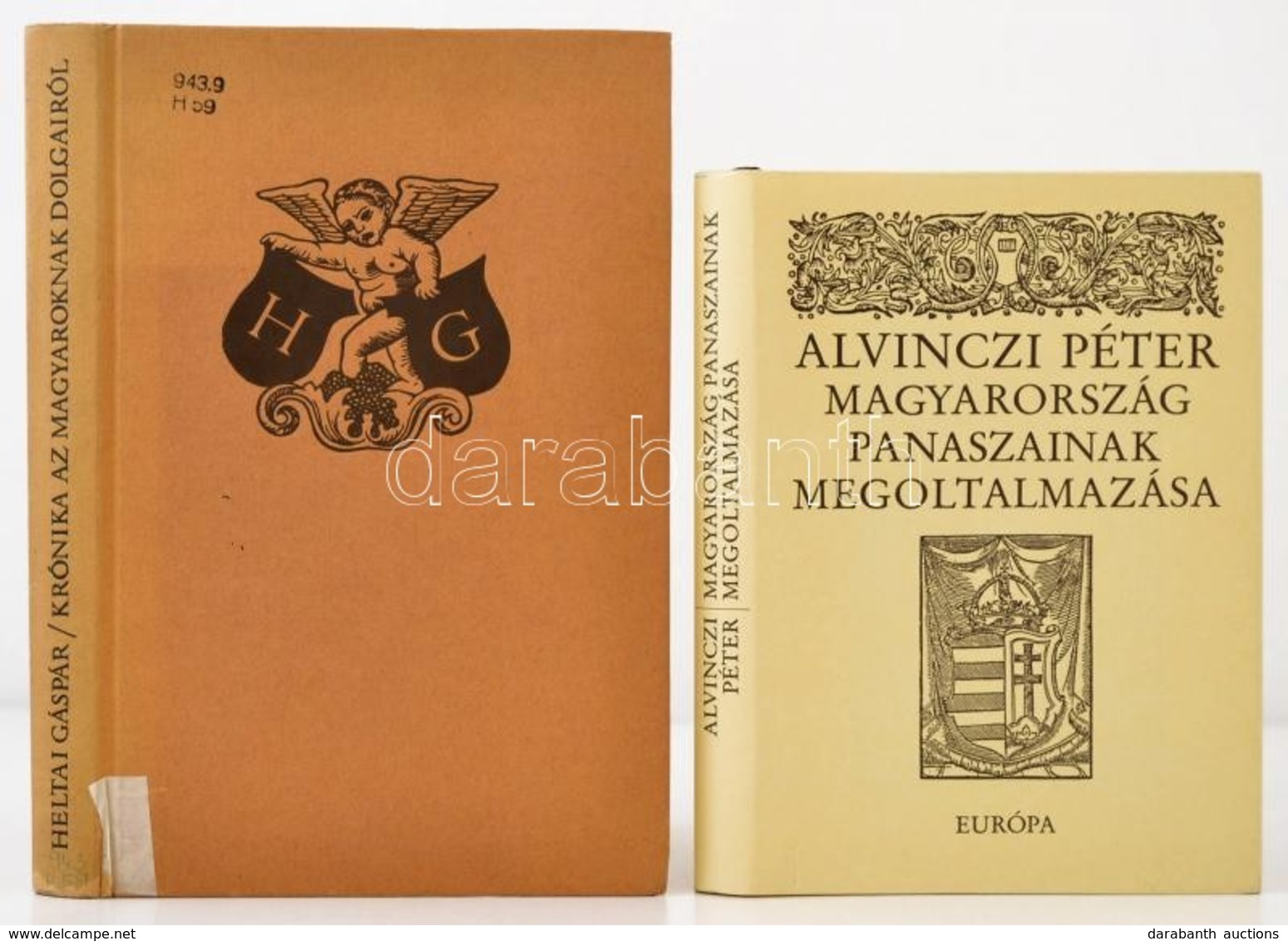 Vegyes Könyvtétel, 2 Db: 
Alvinczi Péter: Magyarország Panaszainak Megoltalmazása. Válogatta, Sajtó Alá Rendezte, A Címa - Zonder Classificatie