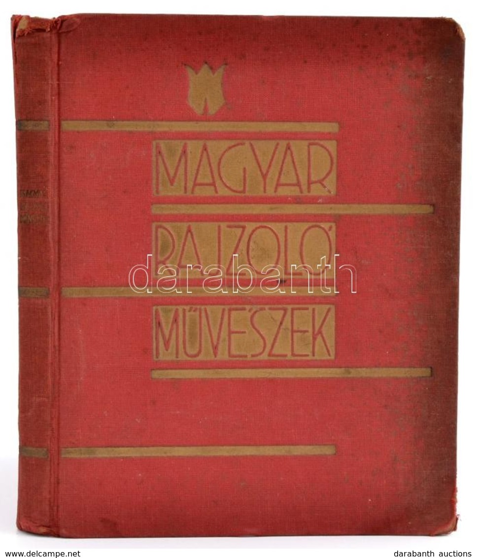 Pérely Imre (szerk.): Magyar Rajzolóművészek. Bp., 1930, Könyvbarátok Szövetsége. Egészvászon Kötés, Ex Librisszel, Aján - Non Classés