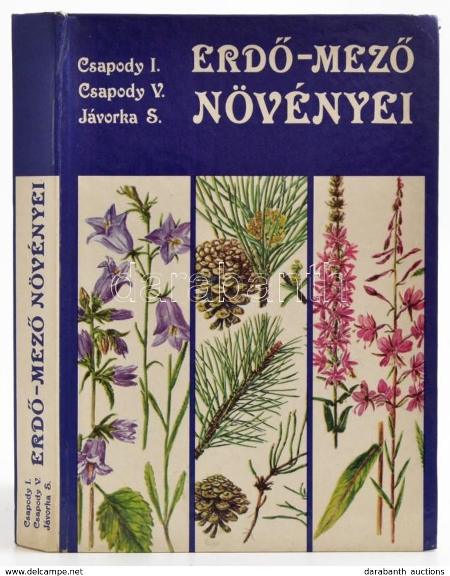 Dr. Csapody István-Dr. Csapody Vera-Dr. Jávorka Sándor: Erdő-mező Növényei. Bp., 1980, Nautra. Kiadói Kartonált Papírköt - Non Classés