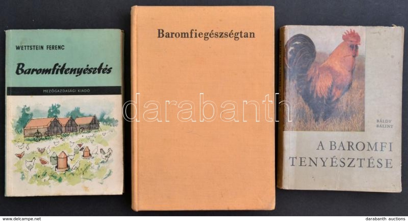 Baromfitenyésztéssel Kapcsolatos Könyvtétel, 3 Db: 
Báldy Bálint: A Baromfi Tenyésztése. Bp., 1961, Mezőgazdasági. Harma - Non Classés