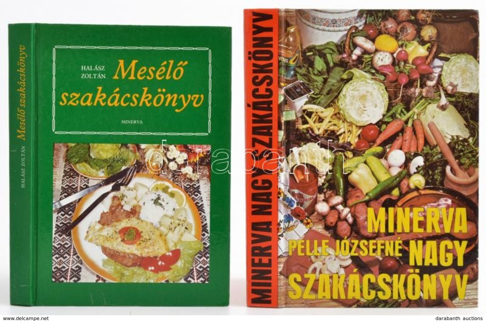 Vegyes Könyvtétel, 2 Db: 
Halász Zoltán: Mesélő Szakácskönyv. Bp.,1985,Minerva. Kiadói Kartonált Papírkötés, Jó állapotb - Zonder Classificatie