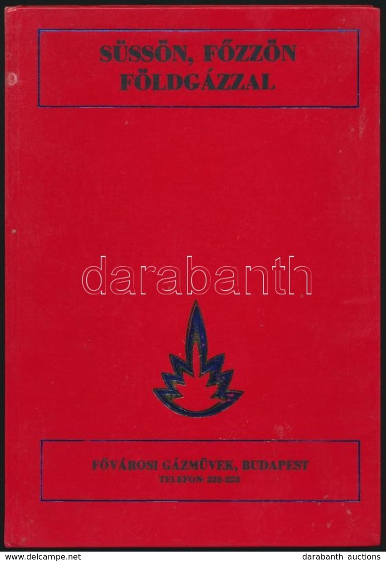 Szőnyi Ferenc(szerk.): Süssön, Főzzön Földgázzal. Bp., Fővárosi Gázművek. Kiadói Kartonált Kötés, Jó állapotban. - Unclassified