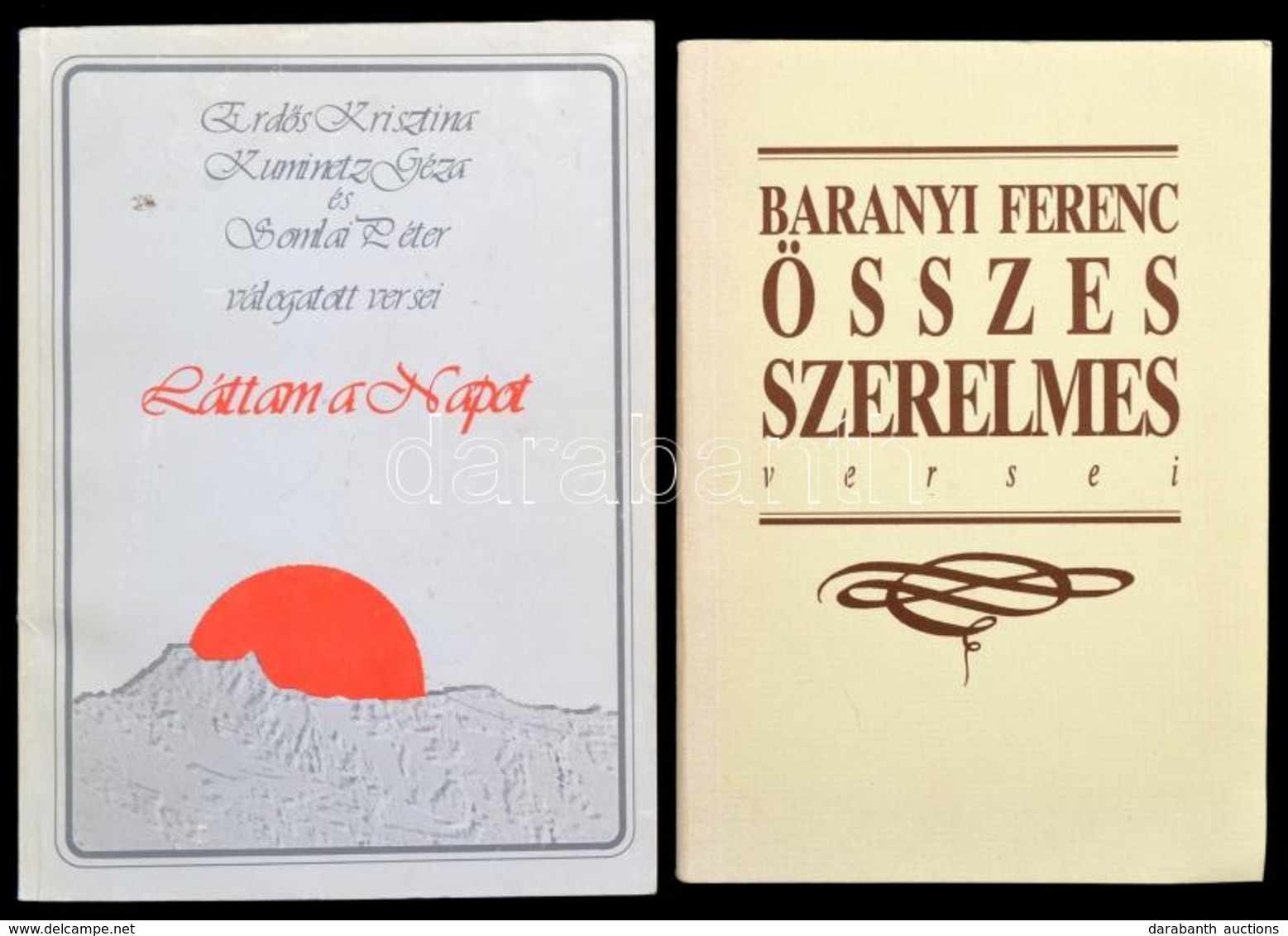 Láttam A Napot. Erdős Krisztina, Kuminetz Géza és Somlai Péter Válogatott Versei. Veszprém, 1994. Dedikált! Papírkötésbe - Unclassified